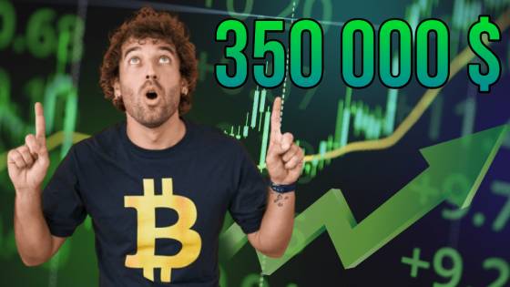 Bitcoin stúpne na 350 000