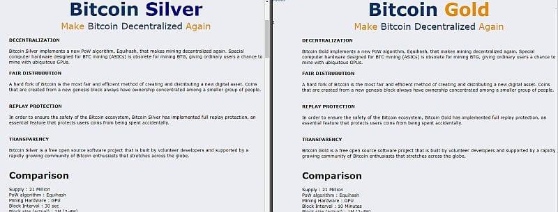 bitcoin silver vs. bitcoin gold