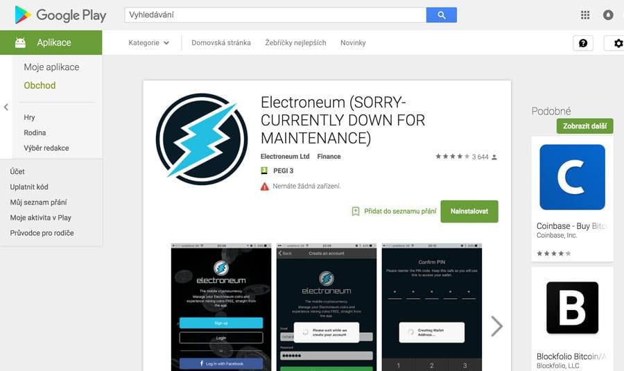 electroneum down