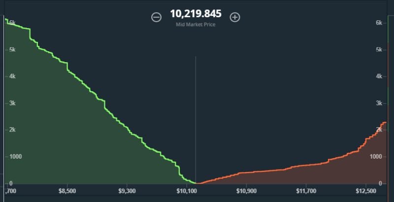 bitcoin depth-chard 17.1.2017