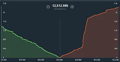 gdax bitcoin depth chart 20.1.2017