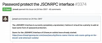 electrum githum jsonrpc bug report