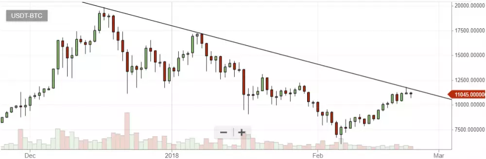 Bittrex BTC-USDT 1D sviečky