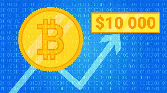 Bitcoin osciluje okolo 10 000 USD.