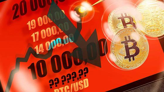 Bitcoin pod 10 000 USD.