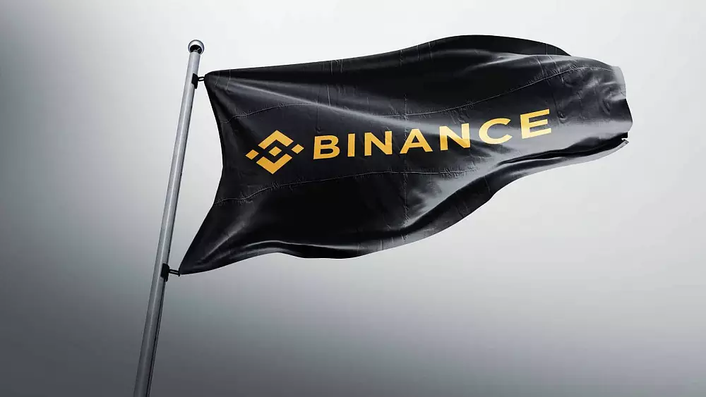 Binance logo.