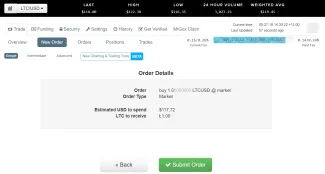 confirmation of order