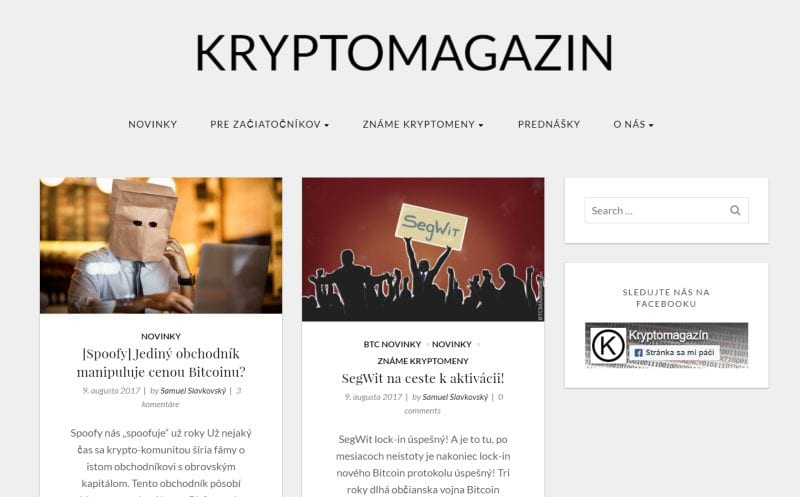 kryptomasgazin old homepage