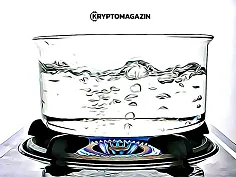 voda bitcoin vrie hrniec