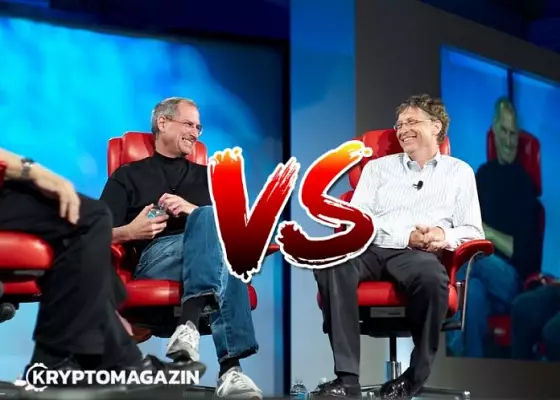 steve jobs vs bill gates