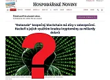 HOSPODARSKE NOVINY