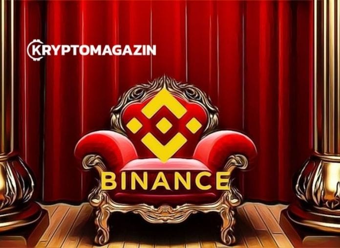 binance král trón king