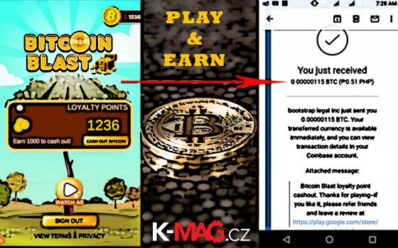 bitcoinblast coinbase gaming earn hry