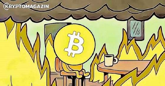 Bitcoin BTC fire