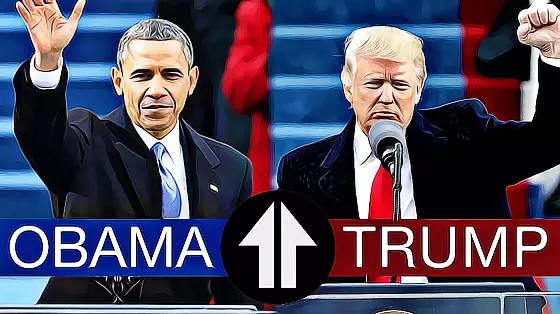 trump vs. obama akciove indexy kriza