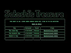 Satoshi Treasure hra