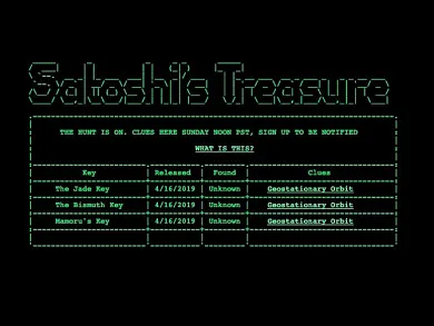 Satoshi Treasure hra