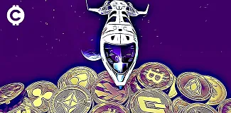 Kryptomeny velky zisk mesiac moon vesmir vesmirna lod