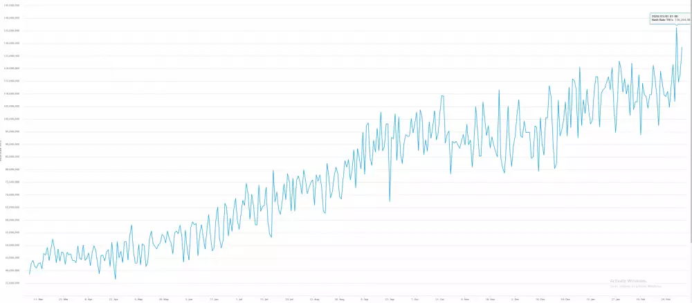 bitcoin hashrate