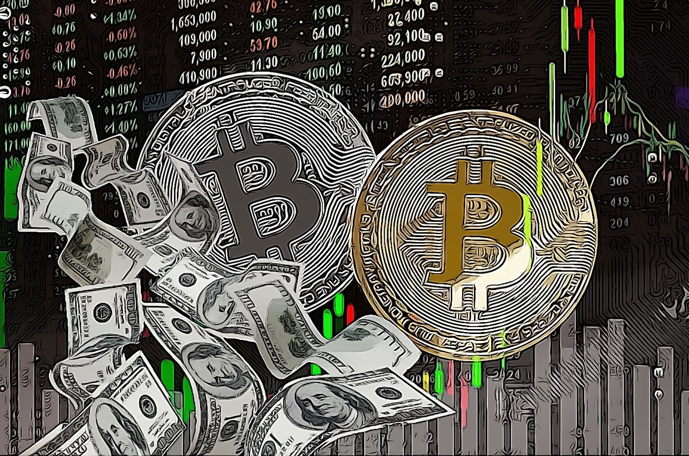 correlation between bitcoin and stocks analysis