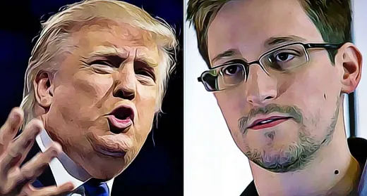donald trump edward snowden pardon