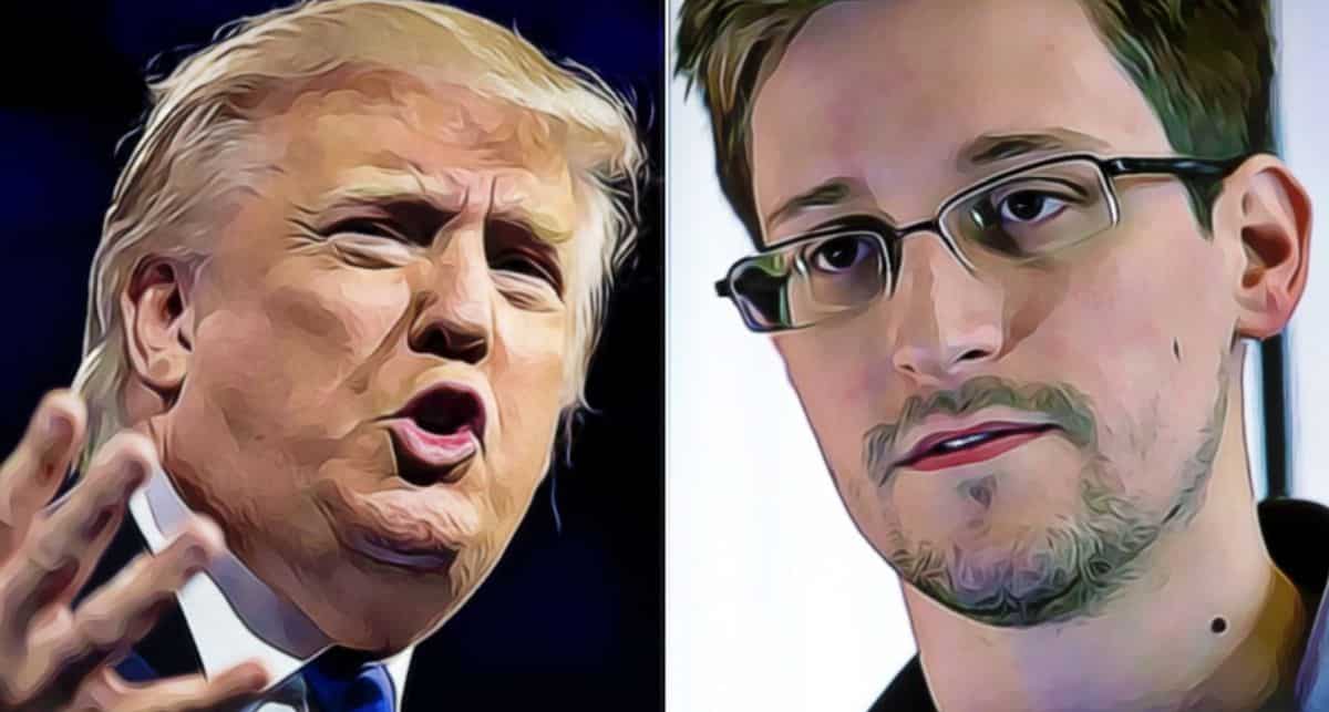 donald trump edward snowden pardon