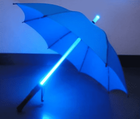 Dáždnik a svetelný meč - aliexpress