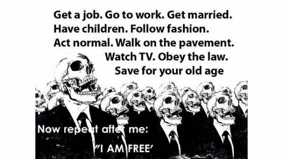society brainwashing i am free