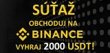 binance súťaž o 2000 USDT