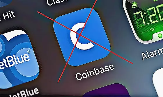 Výpadky burzy Coinbase