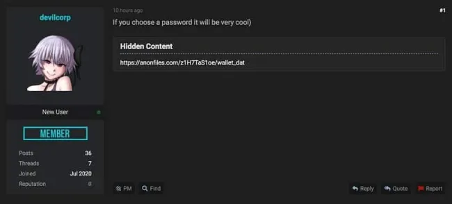 miliardová Bitcoin peňaženka