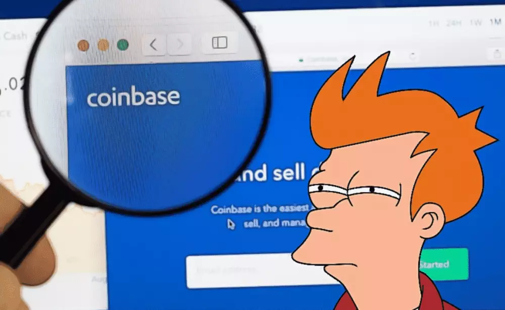 Coinbase podozriva aktivita