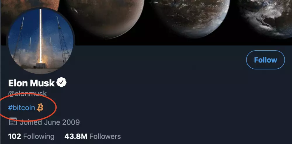 Elon Musk Bitcoin twitter