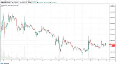 1h DOGE/USDT - Binance