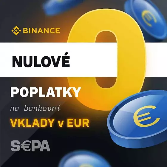 Binance 0% poplatky SEPA platba