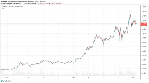 Cardano od začiatku roka