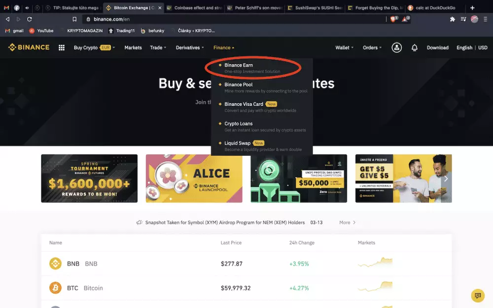 Binance Earn