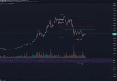 BTC/USD aktuálny rok. Zdroj: TradingView