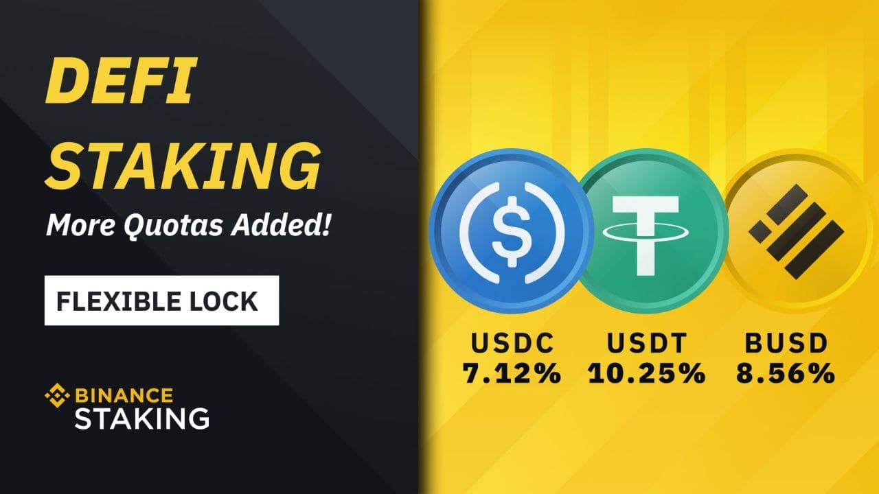 Staking na burze Binance. zdroj: binance.com