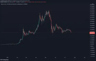 BNB/USD denný graf. Zdroj: TradingView