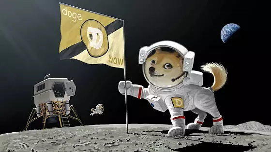 Dogecoin na mesiaci