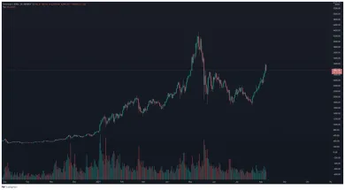 ETH/BUSD denný TF. Zdroj: TradingView
