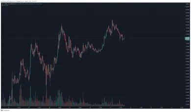 SOL/BUSD 30m TF. Zdroj: TradingView