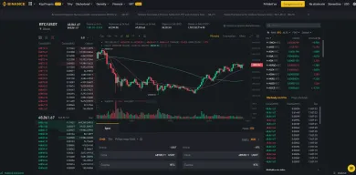 Binance klasické zobrazenie. Zdroj: Binance