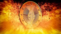 ETH Ethereum deflácia