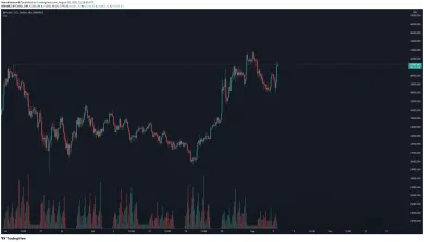 BTC/USD 4 - hodinový TF. Zdroj: TradingView
