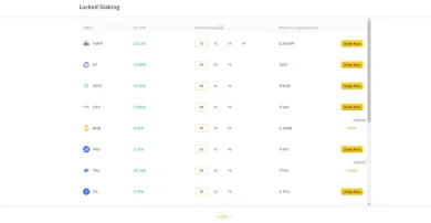 Staking na burze binance