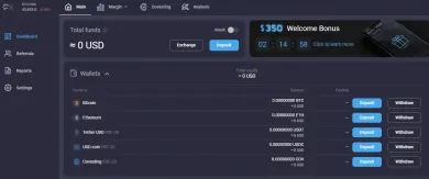 Vklad kryptomien na PrimeXBT. Zdroj: PrimeXBT