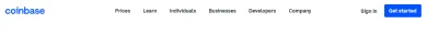 Coinbase registrácia krok 1. Zdroj: Coinbase