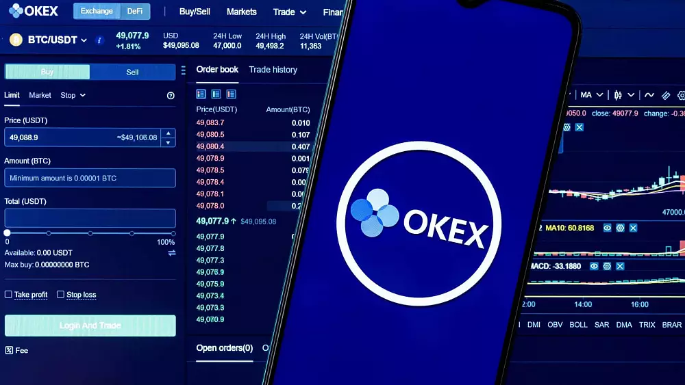 Návod na burzu Okex